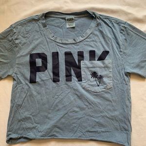 Victoria’s Secret PINK cropped t-shirt RARE!